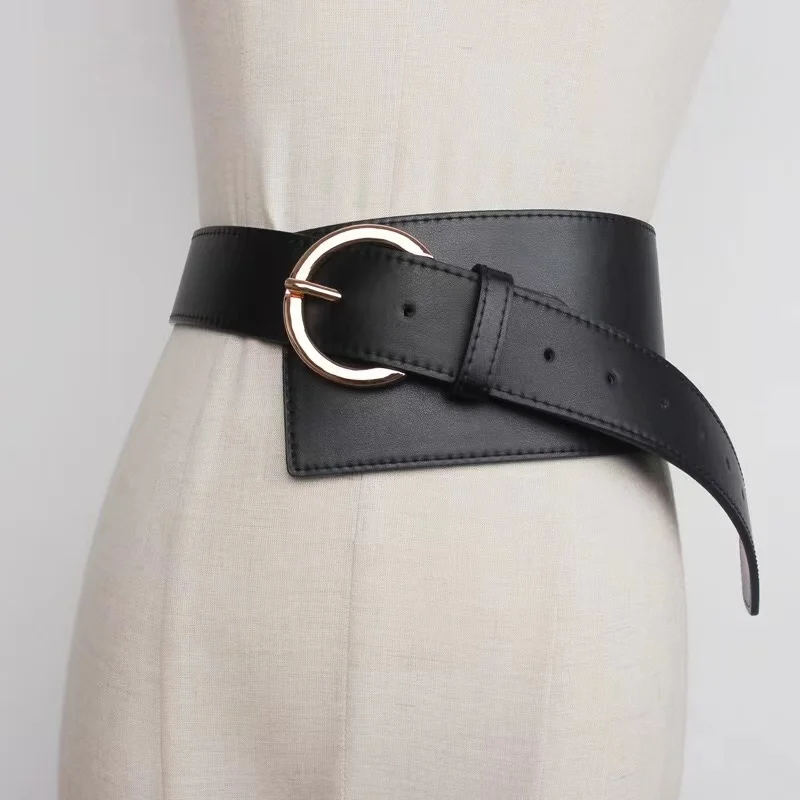 Wide Belt Ladies Fashion Suit Waist Accessories Dress Sweater Cowhide Waist Seal Waist Chain