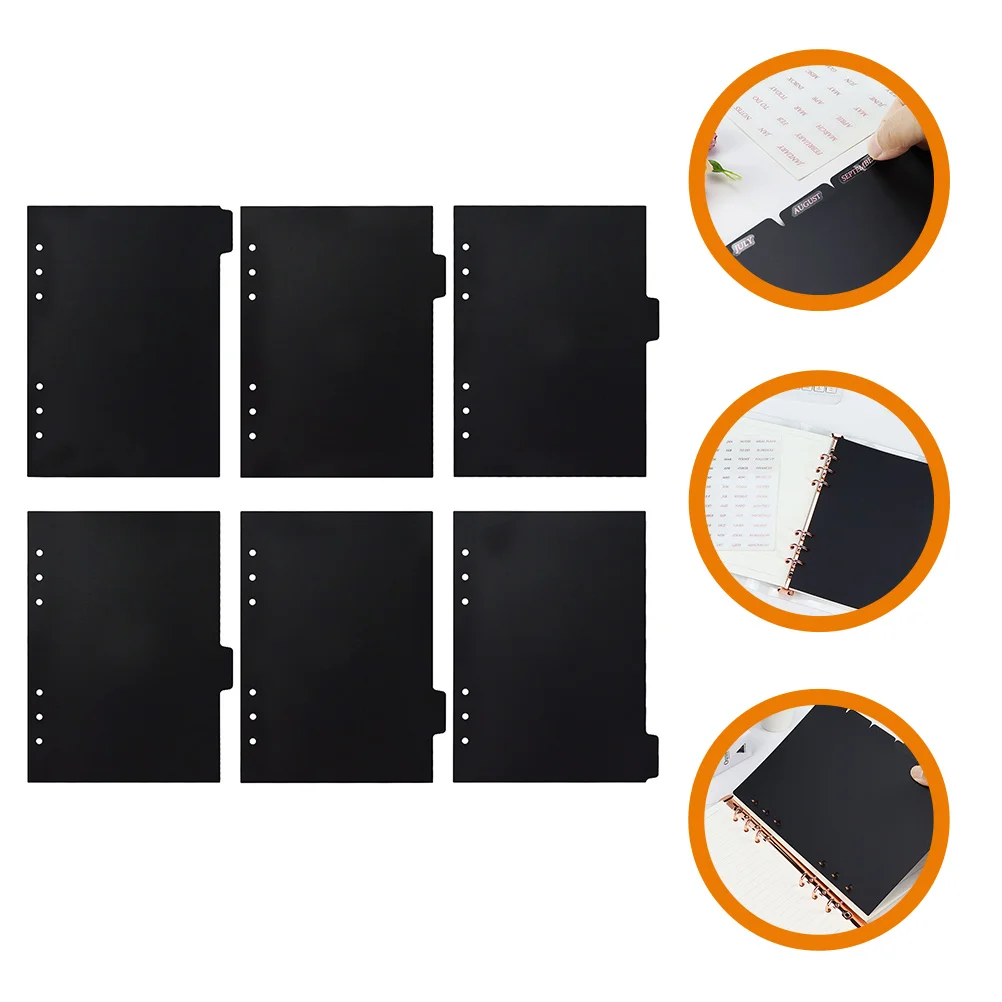 Маркеры цветные А5 для блокнотов 6 шт.