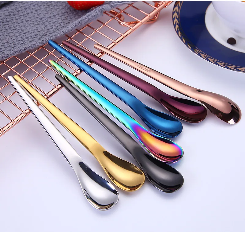 

Coffee Stirring Spoon Ice Cream Dessert Cake Spoon Small Scoops 304 Stainless Steel
