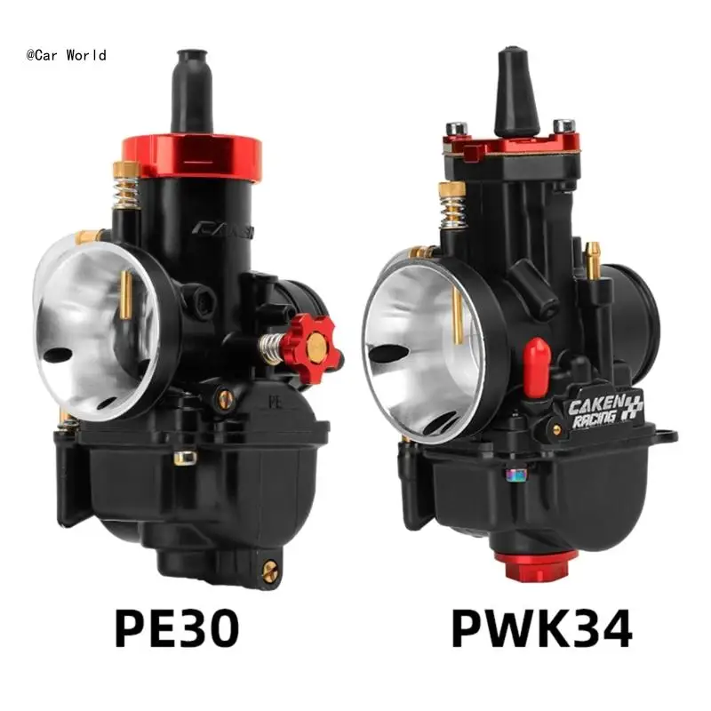 

6XDB Reliable PE30/PWK34 Carburetor Fit for ATV Mini Dirt Bike Motocross Motorbike Scooter EnhancesPower Adjustable Universal