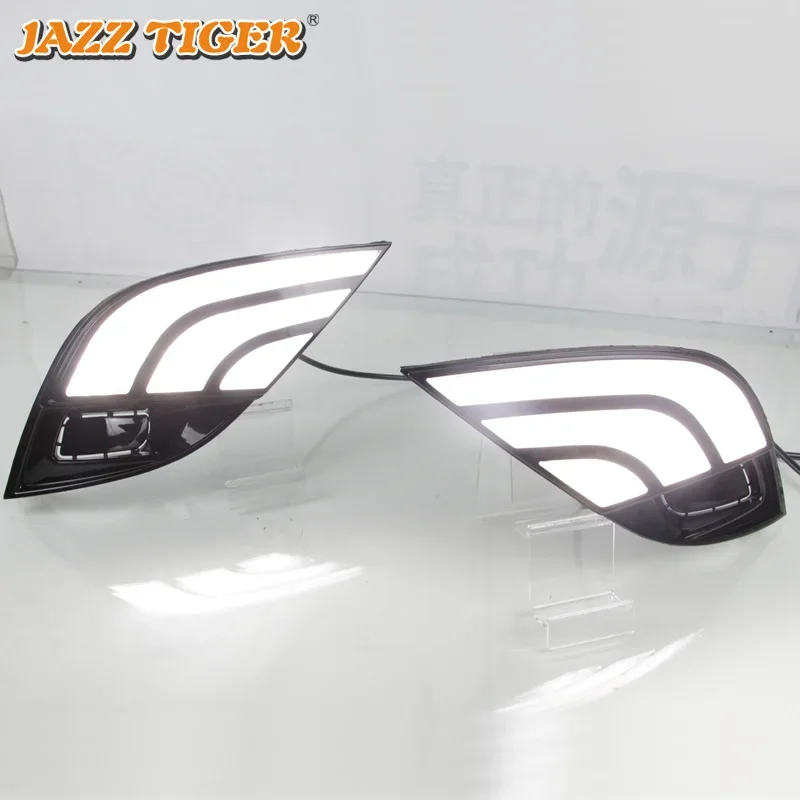 Светодиодные дневные ходовые огни для Toyota Camry 2018 2019 XSE SE авто гибкие Drl с