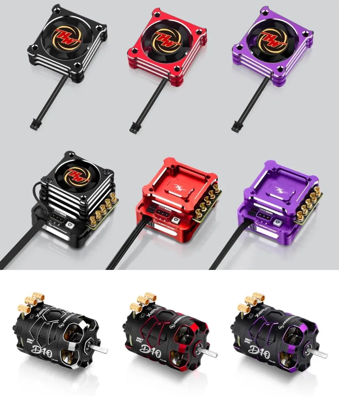 Электронный регулятор скорости HobbyWing XeRun XD10 PRO 100A/800A ESC 2S Lipo с бесщеточным