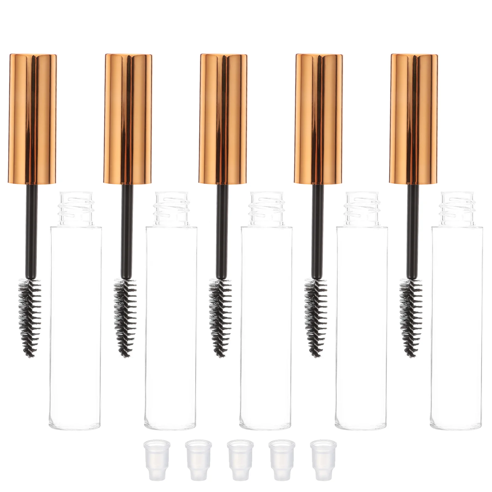 

10 Pcs Mascara Empty Tube Mini Plastic Containers Eyelash Cream Wand Bottle Travel