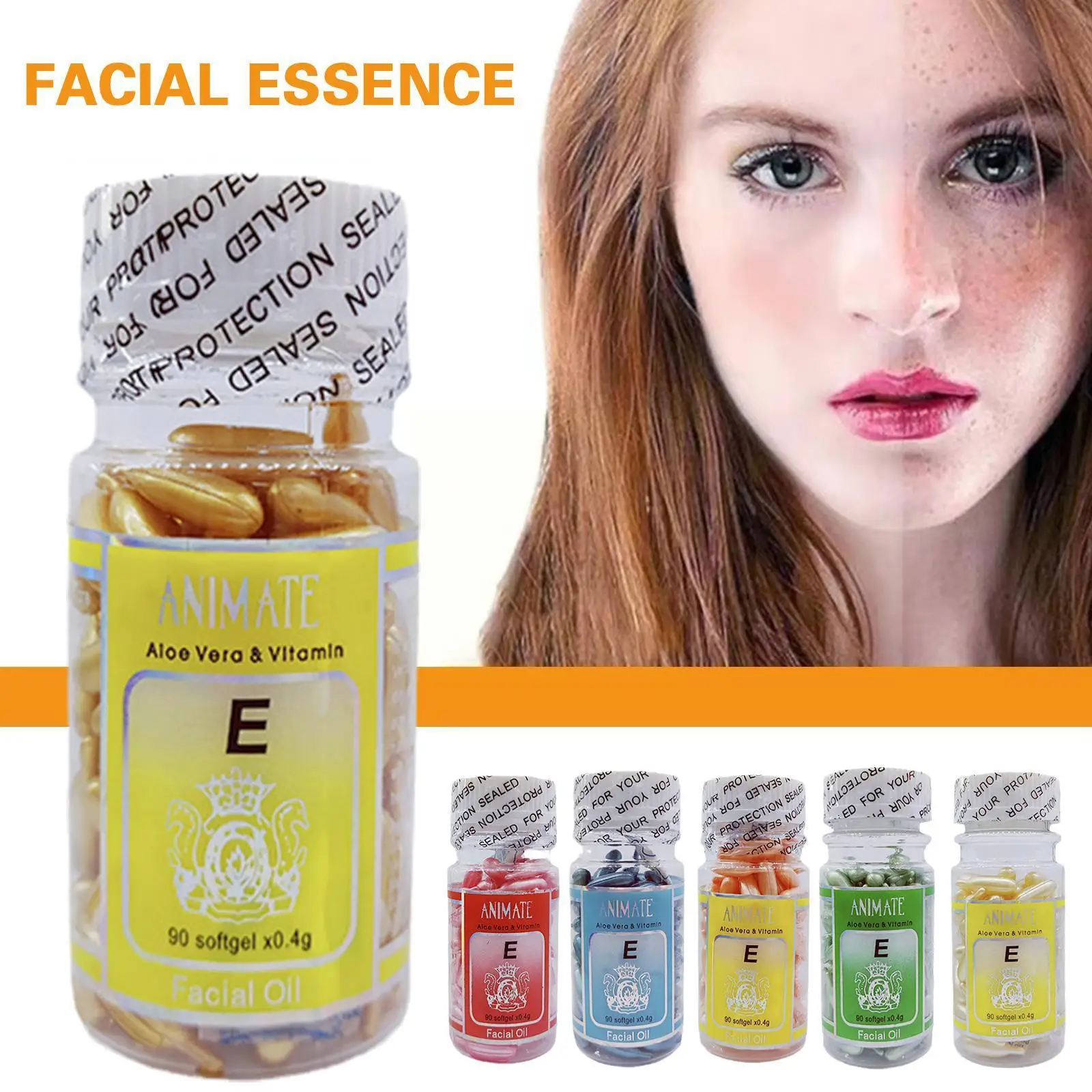 

Витамин Е в капсулах, сыворотка для удаления пятен и акне, Отбеливающее средство для ухода за кожей, восстанавливает морщины, эритрогенная э...