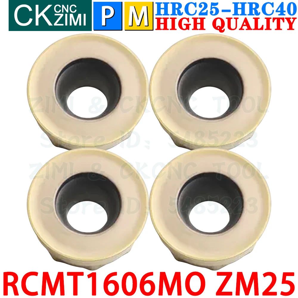 Фото RCMT1606MO ZM25 RCMT 1606 MO EMRW 8R Твердосплавные пластины Пластины для круглого фрезерования Индексируемые инструменты для торцевого фрезерования Инструменты для токарных станков с ЧПУ Для стали Нержавеющая сталь №1