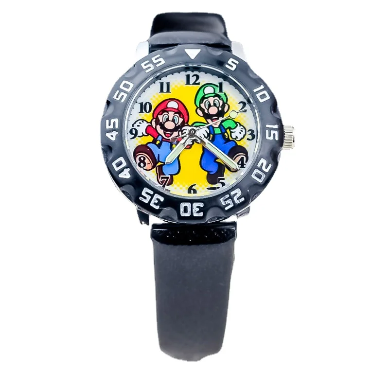 

Super Mario children's wristwatch leather strap has 17 different styles to choose from a good birthday gift