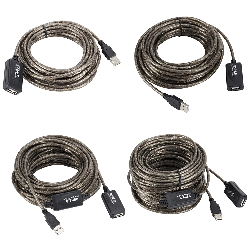 

Wireless Network Card Extender Cable USB2.0 Extension Cable Male to Female Active Repeater Network Card Extender Cord