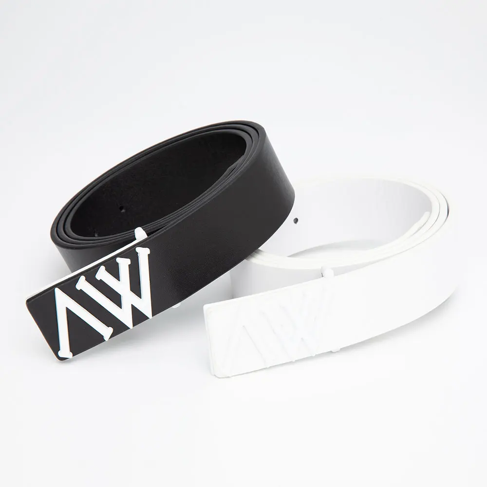 

Golf Apparel ANEW Men's Golf Belts Pants Belts Electroplating White Golf Belt