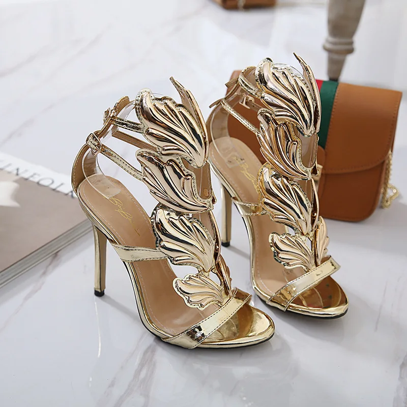 Сандалии женские на высоком каблуке босоножки гладиаторы дизайнерская обувь