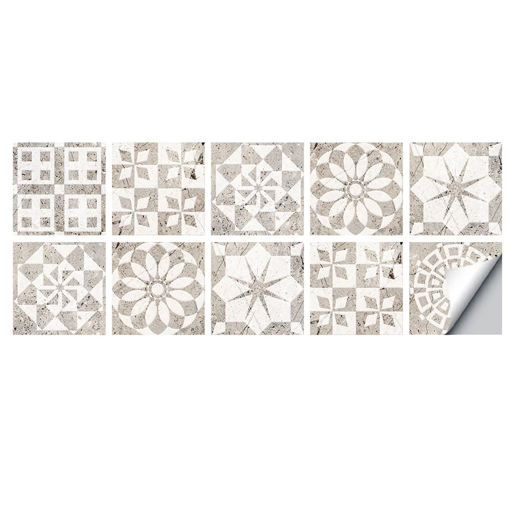

Tile Stickers Sticker Wall Homestick Decorative Decalspeel Tiles Backsplash Decor Kitchen Mosaic Adhesive Self Accessory