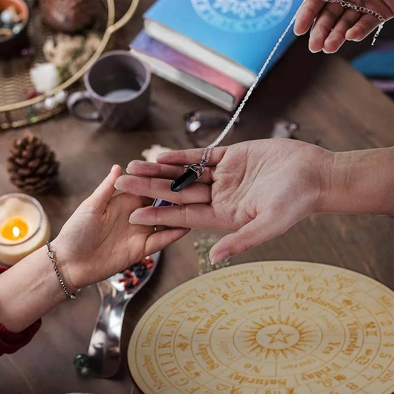 

1 шт. инструмент для Divination Carven Plate орнаменты натуральный цвет круглый Boxwood Witch вещи доска объявлений украшения для дома