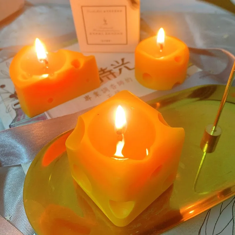 

Декоративные свечи для живых комнат, Рождественский Домашний аромат «сделай сам», маленькая свеча, беспламенный чайный светильник, свечи н...