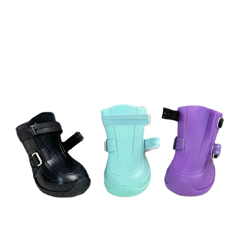 

Dog Nightlight Rainshoes Teddy Bears Waterproof and Durable Fuwang Dog Rainshoes