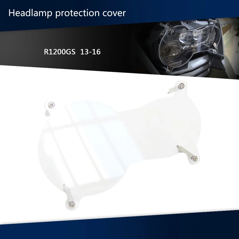 

Motorcycle Headlight Protector Guard Lens Protector Cover Compatible with R1200GS 2013-2016 Front Light Protection