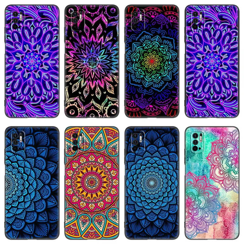 

Чехол для телефона с узором Мандала для Xiaomi Redmi Note 7 8 8T 9 9S 10 10S 10T 11 11 11S 4G 11E 11T Pro