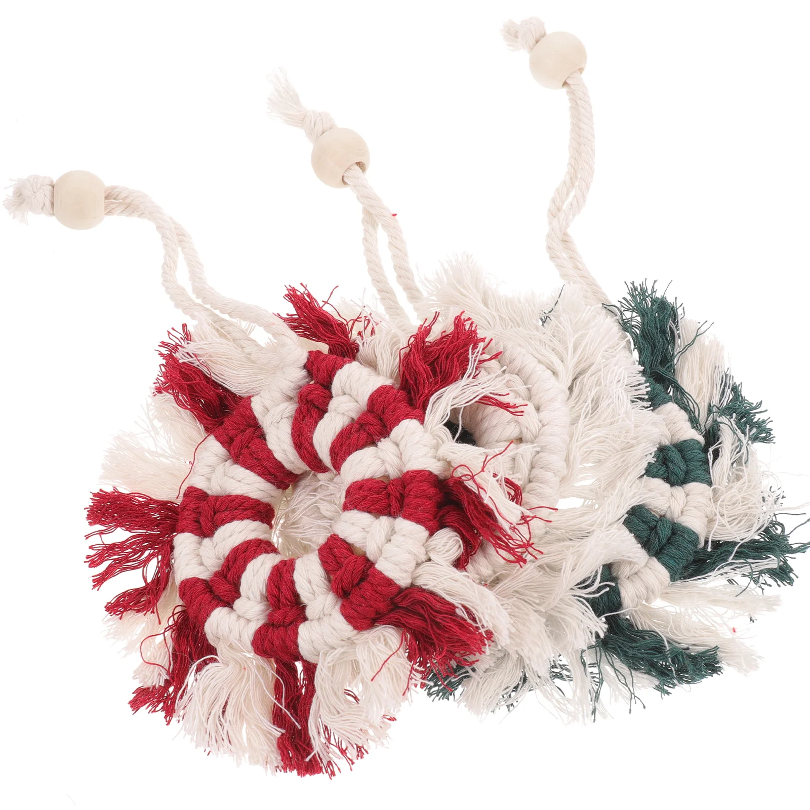 

Wall Macrame Hanging Decor Bohemian Tapestry Woven Tassel Ornament Decoration Cotton Christmas Tree Holder Pendant Holdbacks