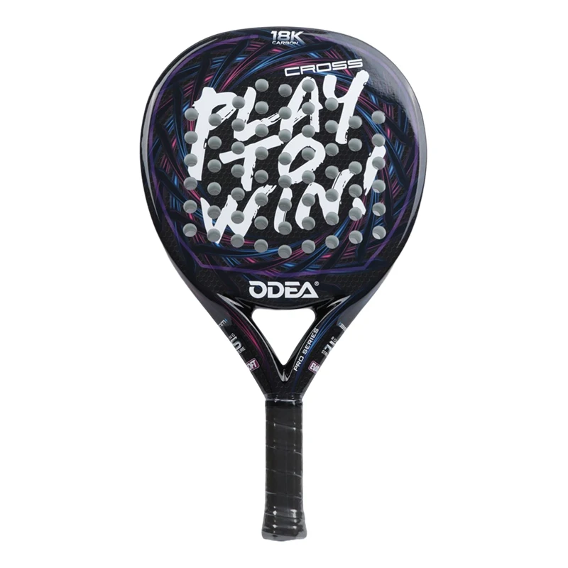 (Spot) 2022 New Racket Pala Padel ODEA Padel Racket Professtional 18k Paddle Men Women Tennis Racquet Sports Gift Grip Tape+ Bag