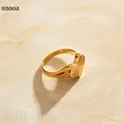 SOMMAR Летние Стильные 18KGP Золотые заполненные Размеры 6 7 8 кольца на костяшки для женщин Персиковое сердце любовь партия цветов кольцо Мужские аксессуары