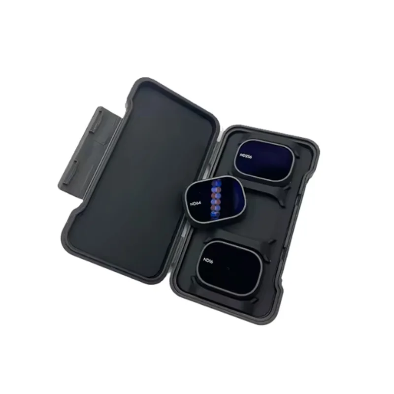 Фото Подходит для Mini 4 Pro: набор ND-фильтров ND16, ND64, ND256, HD-фильтры из оптического стекла с покрытием, аксессуары для защиты камеры с функцией панорамирования и наклона. №2