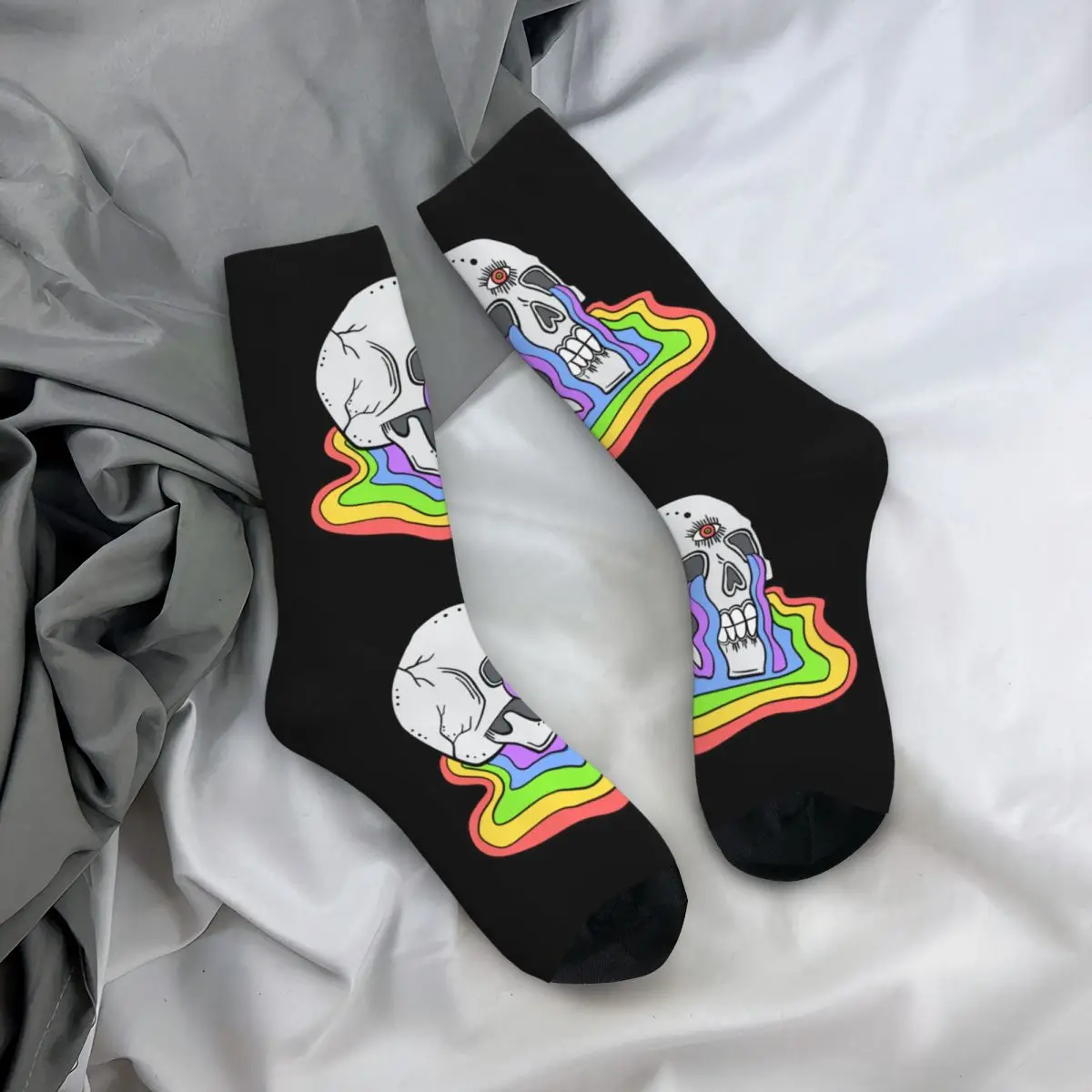Радужные носки для взрослых Skeleton радужные унисекс мужские женские