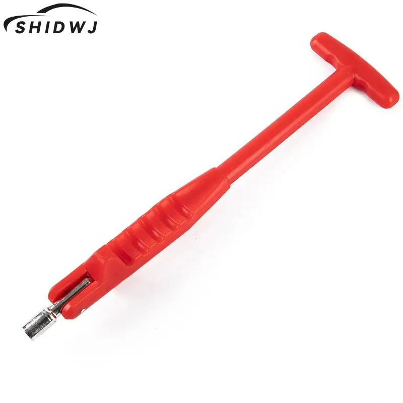 

1pc Tire Valve Stem Puller Tube Metal Tire Repair Tools Stem Core Car Motorcycle Quick Removal Repair Tool 24*6.5cm Red