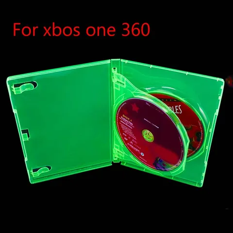 Для XBOX ONE360 игровой чехол с двумя дисками, чехол для хранения игровых компакт-дисков, прозрачный пластиковый чехол для хранения игровых карт