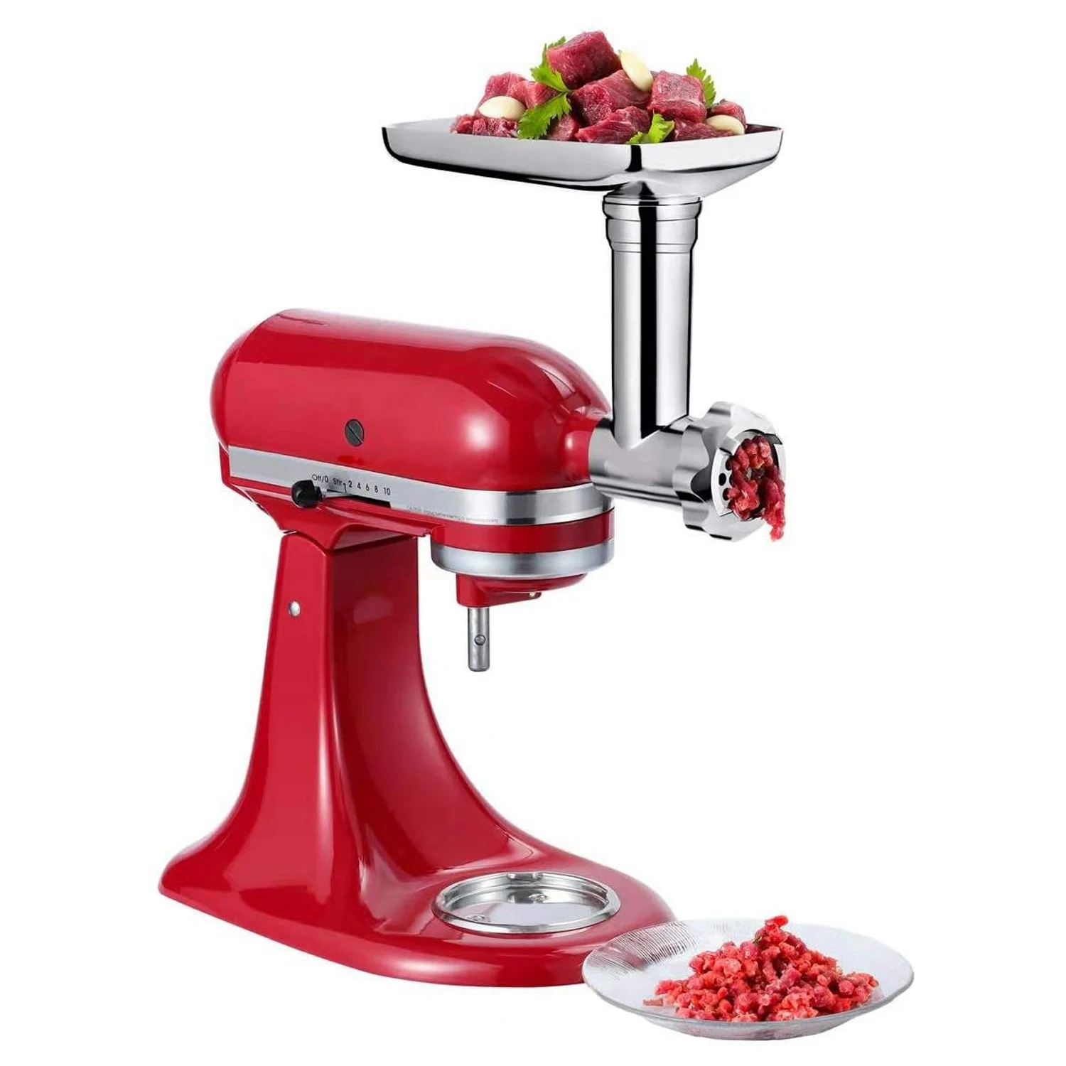 Прочные аксессуары для мясорубок настольных миксеров KitchenAid с трубкой наполнения