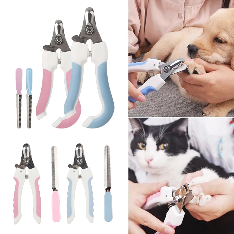 

Pet Nail Clipper Professional Stainless Steel Grooming Trimmer Cat Claw Nail Scissor Dog Toe Care Clipping Tool Pets Accessories