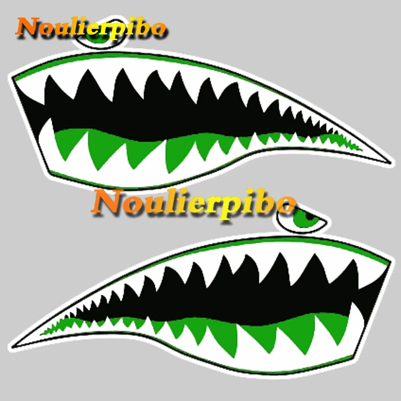Автомобильные наклейки с тиграми акулой рот крутые автомобильные креативные