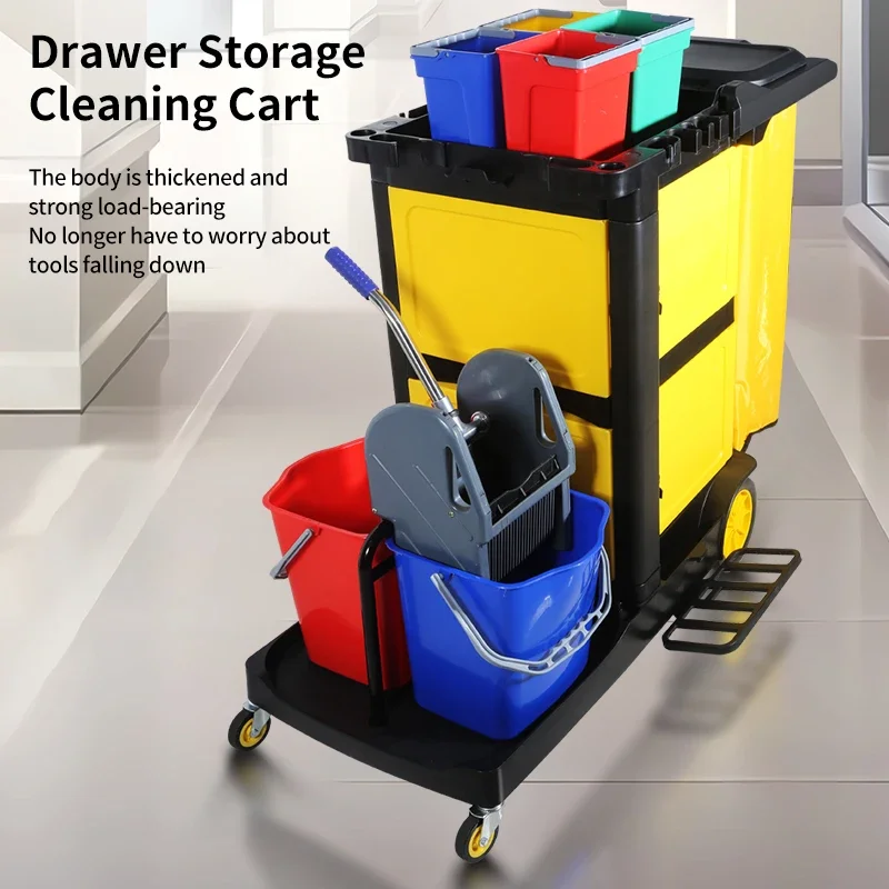 Многофункциональная тележка для уборки гостиничного номера сервисный