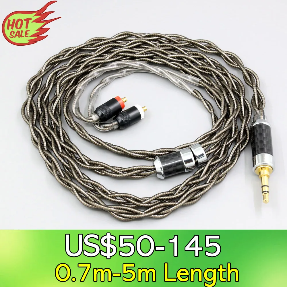 99% Pure Silver Palladium + Graphene Gold Shielding Earphone Cable For Sony XBA-H2 XBA-H3 xba-A3 xba-A2 LN008197