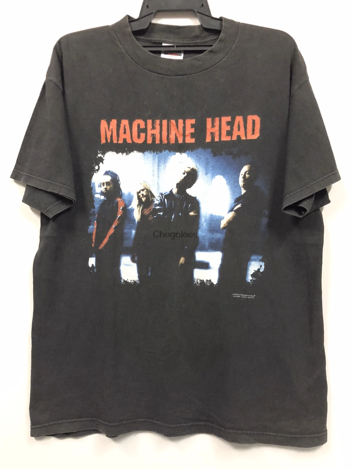 Винтажная промо-футболка в стиле 90-х с металлической головкой |