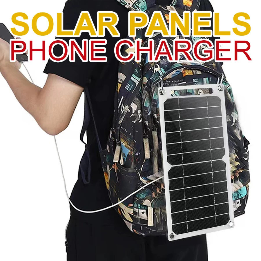 

6W 5V outdoor solar cell phone charging panel foldable storage backpack solar panel mobile phone charger off-road