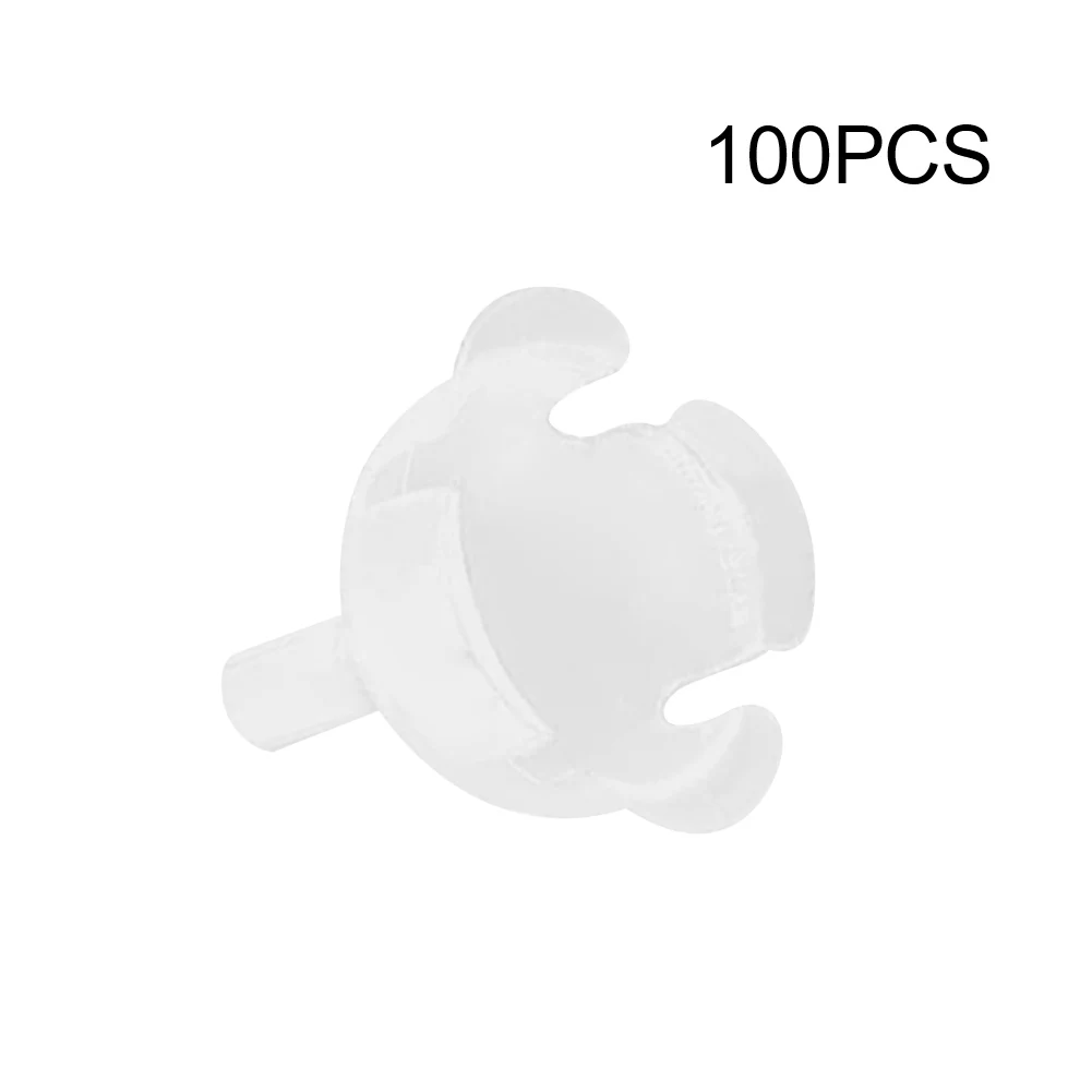 

100pcs Plastic Transparent Chocolate Ball Holder Case Flower Candy Ball Bouquet Truffle Holder DIY for Valentines Day