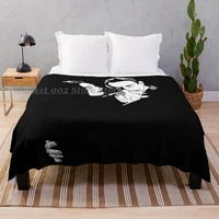 gomez y morticia anime bedding for couch plaid with tassels blue tile blanket throw blanket