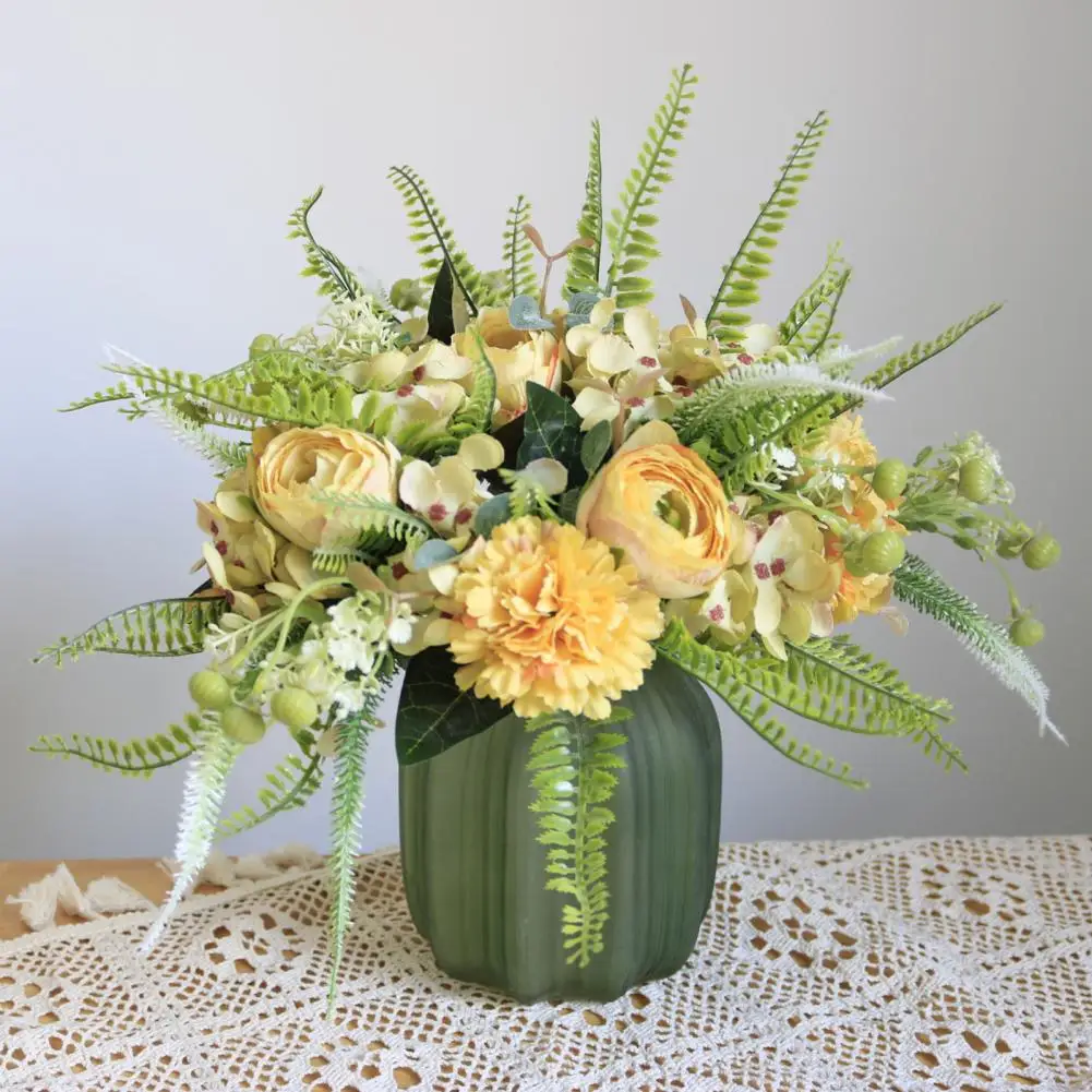 Компактная Красивая уличная композиция искусственный цветок легкая имитация