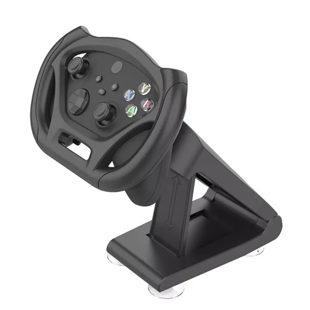

NEW2023 Multi-angle Axis Car Racing Game Steering Wheel Stand Base Dock & 4 Suction Cups for Xbox Series S X Wireless Gaming