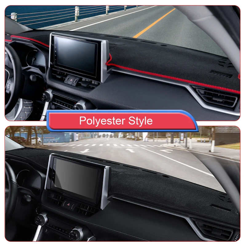 

Auto Dashboard Cover Protective Pad Artificial Interior Sunshade Carpet Car Accessorry For Toyota RAV4 XA50 2021-Present RHD&LHD