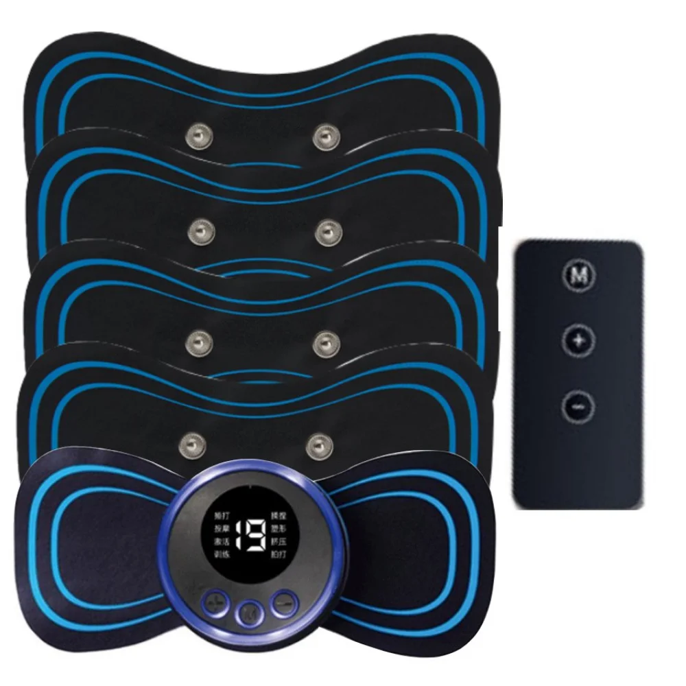 

Portable EMS Mini Electric Neck Massager Cervical Massage Stimulator Pain Relief Neck Back Leg Health Care Relaxation Tool