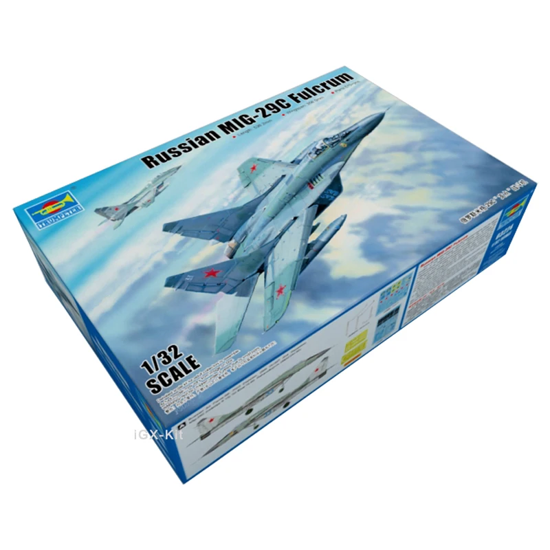 

Trumpeter 03224 1/32 Scale Russian Mig29 MIG-29C Fulcrum Fighter Toy Craft Hobby Military Assembly Plastic Model Building Kit