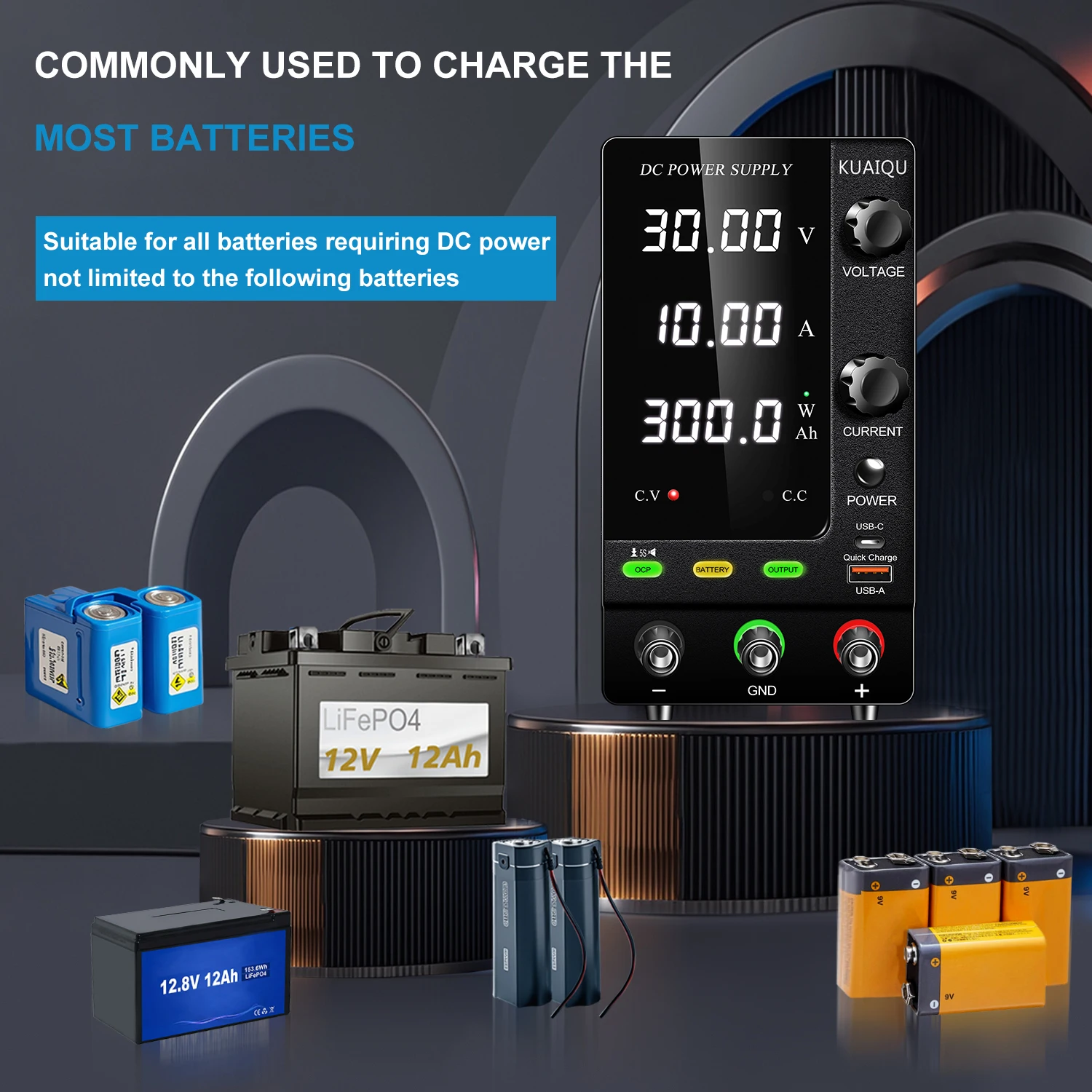 Регулируемый цифровой дисплей Nice-Power 30 В 10 А