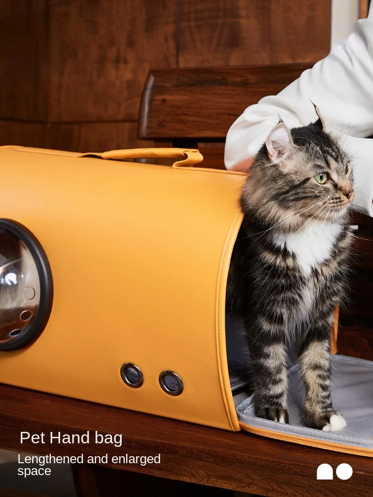 

FP Pet Cat Bag Outdoor Portable with Cat Nest Four Seasons Universal Pet Bag Dog Bag Cat Flight Case Space Capsule