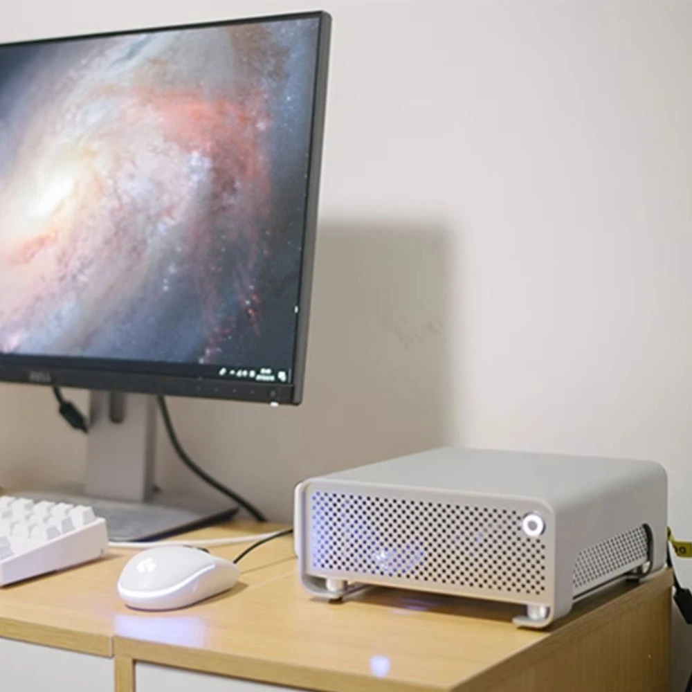 Алюминиевый мини-шасси ITX DC-ATX источник питания для рабочего стола ультратонкий