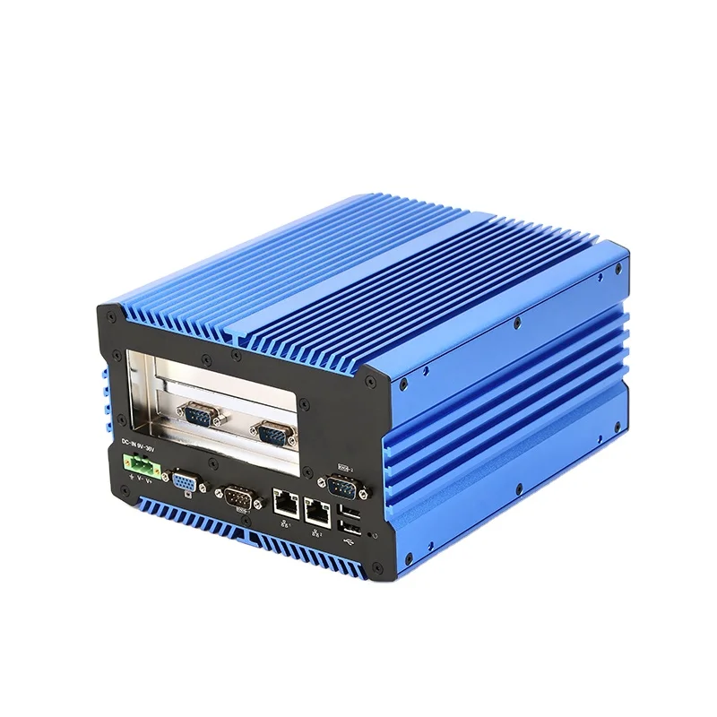 

Rugged Fanless Industrial Embedded Computer with rs-232/485/422 hd graphics 520 host mini pc i5 i7 processor