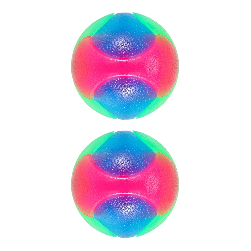 

Мерцающие эластичные шарики для собак, интерактивные игрушки для щенков, кошек, собак, 2 дюйма (2X шарики)