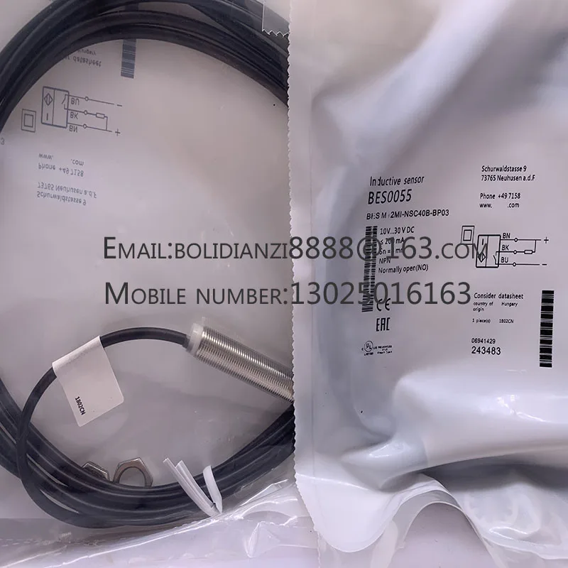 Оригинальный датчик приближения BES M12MI-NSC40B-BP02/BP03/BP05