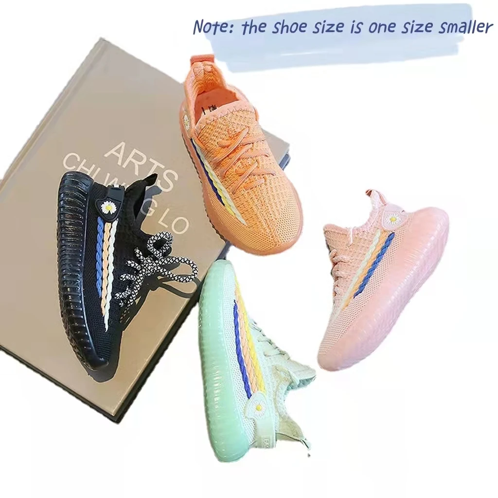 

New spring children's fashion coconut shoes for boys and girls jelly bottom Daisy sneakers baby shoes toddler sneakers