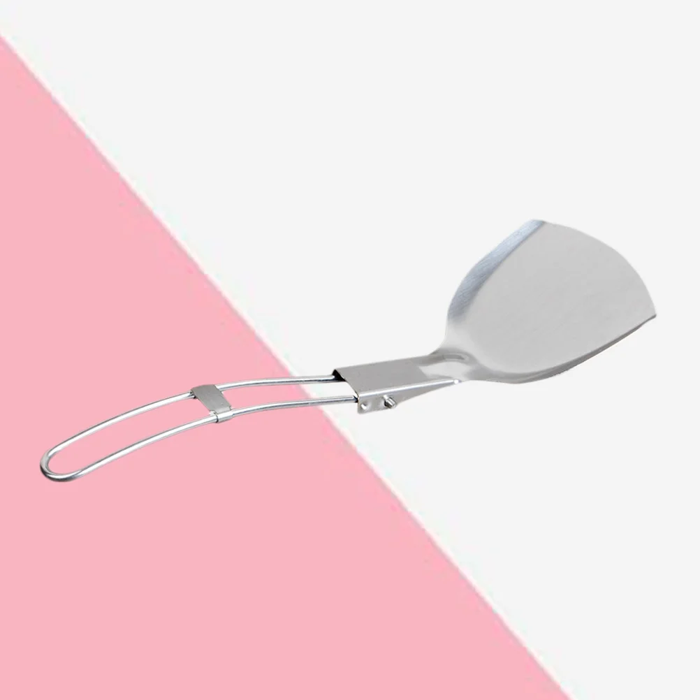 

Pot Scraper Wok Utensils Stainless Steel Spatula Metal Grilling Utensil Turner Spatula Stir Fry Spatula Long Handle