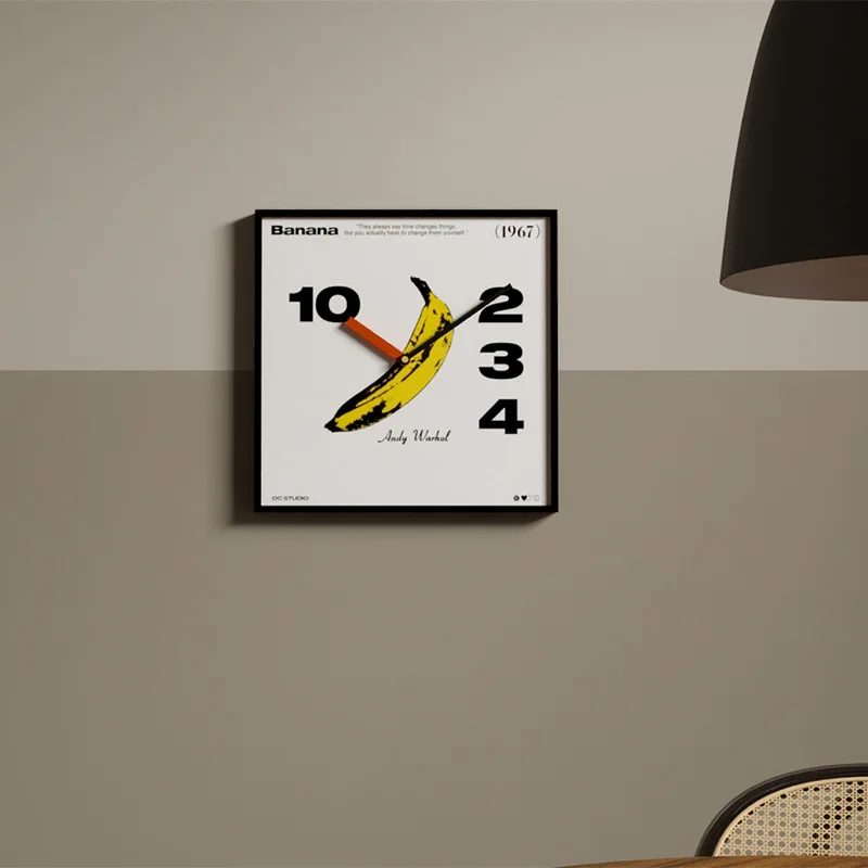 

Creative Wall Clock Personality Clock Mute Living Room Dining Room Wall Watch Bedroom Nordic Clock Wall Clock