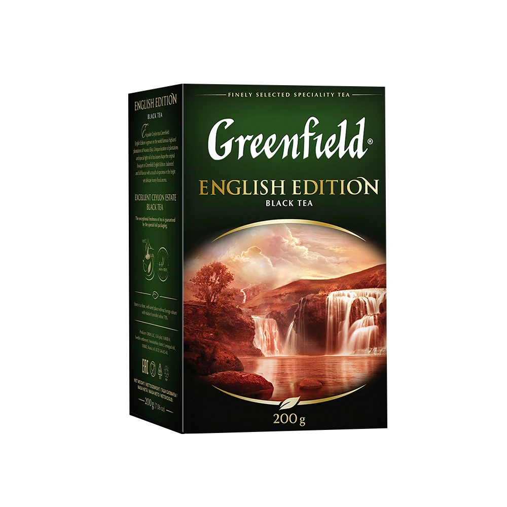 Greenfield English Edition чай черный листовой 200 г | Продукты